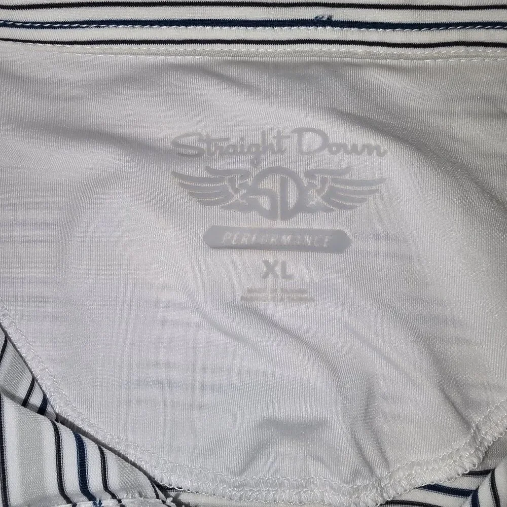 Straight Down Performance Polo Shirt Mens XL